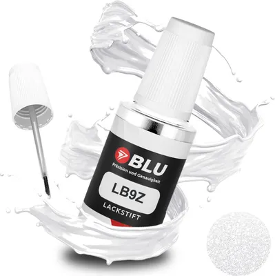 Produktbild von BLU Auto Lackstift Weiss kompatibel für Volkswagen LB9Z White Silver Metallic | Auto Lack Reparatur Ausbesserungslack