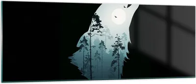 Produktbild von Bilder auf glas - Berge Höhle Park - 140x50cm - Glasbilder - Wandbilder - Kunstdruck - zum Aufhängen bereit - Wanddekoration aus Glas - Glas Bilder - Wandbild auf Glas - Einteilig - GAB140x50-3993