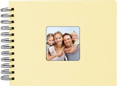 Produktbild von Goldbuch Spiralalbum Living beige 24x17 cm 50 schwarze Seiten