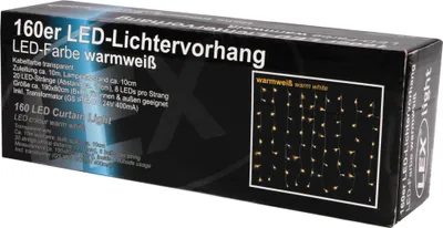 Obrázek produktu pro Linder Exclusiv Vánoční světelný déšť 160 LED Teplá bílá
