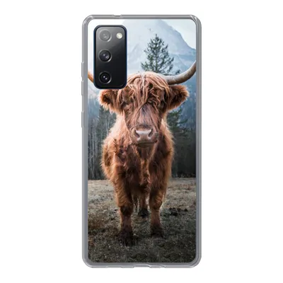Produktbild von MuchoWow® Handyhülle Schutzhülle Hülle für Samsung Galaxy S20 FE Schottischer Highlander - Berg - Tier Silikon Softcase Handy Hülle - Abdeckung