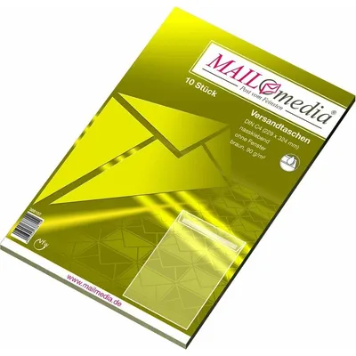 Produktbild von MAILmedia Versandtasche Natron braun C4 ohne Fenster 10 Versandtaschen