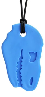 Immagine prodotto di Ark Therapeutics - Giocattolo sensoriale da masticare T-Rex XXT blu reale