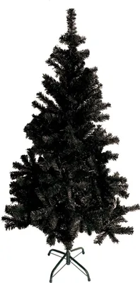 Produktbild von Linder Weihnachtsbaum 120cm hoch, schwarz künstlicher Tannenbaum, schwarz