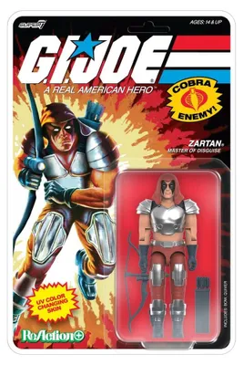 Zdjęcie produktu dla G.I. Joe (Komiks) Figurka akcji ReAction+ seria 09, Zartan