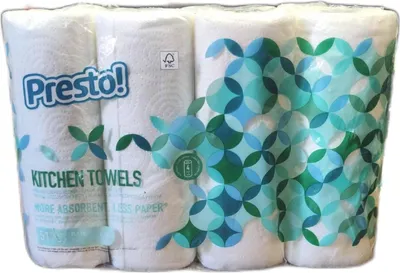 Produktbild von Presto Küchenrolle Haushaltswaren TAD extra saugstark geeignet für Küche Haushalt