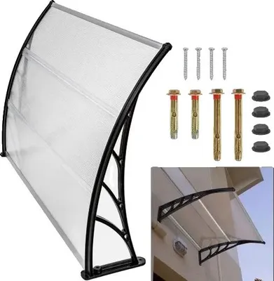 Immagine prodotto di Tettoia per porta, protezione dalle intemperie, struttura resistente, facile installazione
