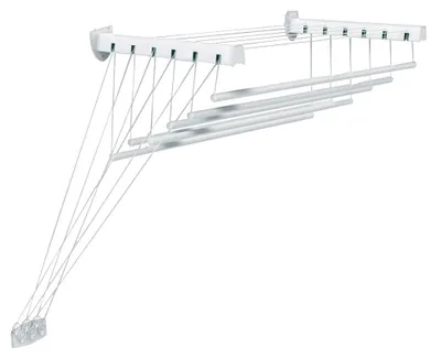 Obrázek produktu pro NÁSTĚNNÝ/STROPNÍ SUŠÁK NA PRÁDLO 120 x 46 x 70 cm (v) – délka sušící plochy 7,2 m