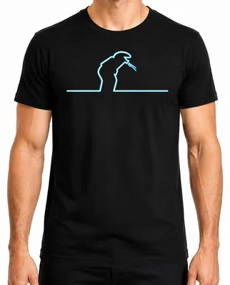 Imagen del producto de Camiseta para hombre con diseño "Linea Balum Strichmännchen Cavandoli Retro Osvaldo", color , talla M