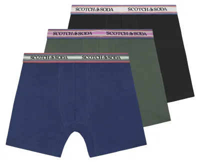 Zdjęcie produktu dla Scotch & Soda Ssfa24m152062 Bokserki 3 sztuki Multicoloured M Man Multicoloured M