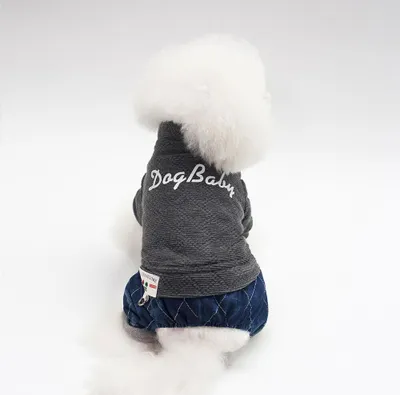 Obrázok produktu pre DOG Zimná kombinéza pre psa - šedá M