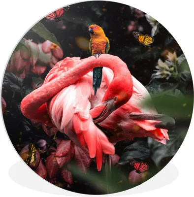 Produktbild von MuchoWow® - Wand Kreis - Das Schlafzimmer - Die Bilder - Wandmalerei - Kunst für das Haus - das Plastik