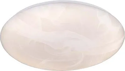 Zdjęcie produktu dla Lampa sufitowa LED, metal, biały, kolor alabastrowy, D 38 cm