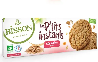 CIASTKA ZBOŻOWE Z SEZAMEM BIO 150 g - BISSON