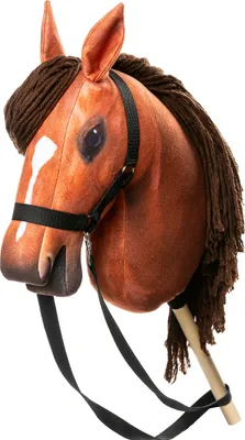 Produktbild von Steckenpferd Bernstein Hobby Horse Pferd  mit Halfter Zügel Steckenpferd für Sport