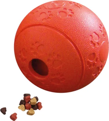 Produktbild von Nobby Snackball, Vollgummi, rot, 11 cm