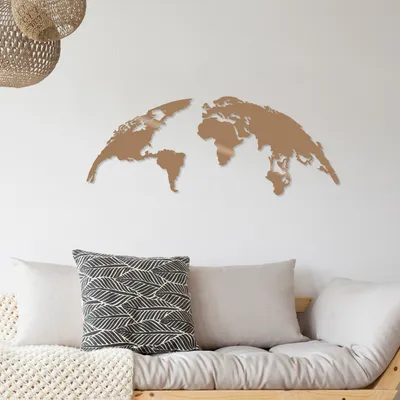 Produktbild von Wallity, World- TNL1614, Kupfer, Sonstige Wohndekorationen, 100 x 39 cm, 100% Metall (Dicke: 1