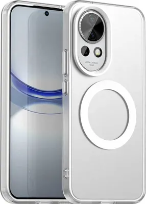 Produktbild von Magnetisch Hülle für Huawei Nova 13 / Nova 12, Schlank Durchscheinend Matt Stoßfest Handyhülle Weiß