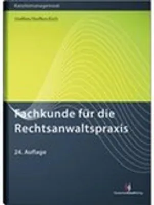 Image de Fachkunde für die Rechtsanwaltspraxis
