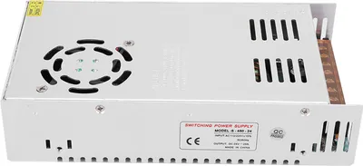 Obrázek produktu pro Přepínač napájecího zdroje Adaptér ovladače z hliníkové slitiny DC24V LED Screen Strip Light 3D Printer (S-480-2424v 20a 480WAC110/220V15% )