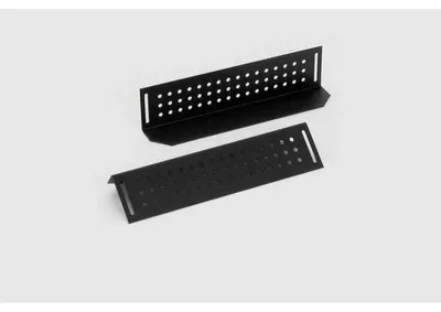 Produktbild von TRITON RAB-NL-X02-X1 - Winkelbefestigungsklammer für Gestell - RAL 9005 (Packung mit 2)
