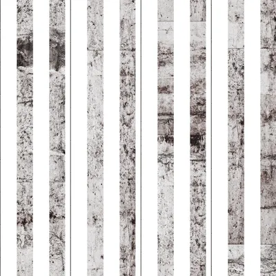 Produktbild von PURO TAPETE - Realistische Tapete ohne Rapport und Versatz 10m Vlies Tapetenrolle Wandtapete modern design Fototapete - Streifen weiß Beton f-C-0019-j-d