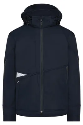 Productafbeelding van Softshell jas Gravity Next PESRE21, 280g, donkerblauw/anthracietgrijs, maat L, DASSY 300574