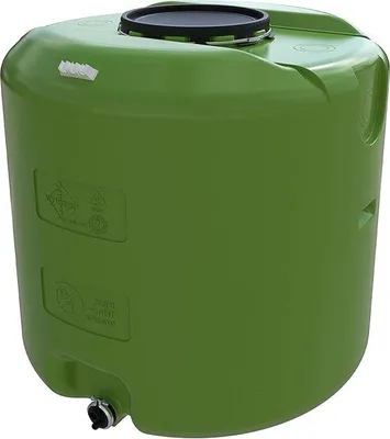 Produktbild von Famanu Regenwasserbehälter 1000 Liter - Grün, UV-beständig