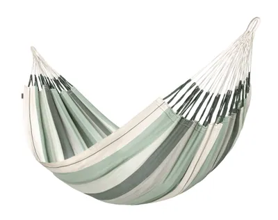 Zdjęcie produktu dla La Siesta Modesta Olive - hamak king-size z bawełny organicznej, hamak zielony