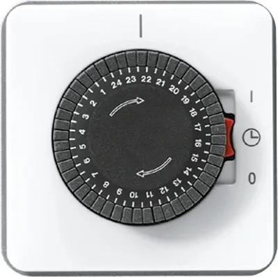 Produktbild von Jung CD5024 Schaltuhr mit Synchronmotorantrieb 16 AX 250 V  weiß