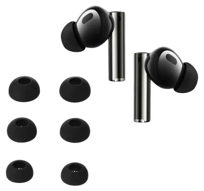 Produktbild von kwmobile 6x Polster kompatibel mit Xiaomi Realme Buds Air 5 Pro - 3 Größen - Silikon Ohrstöpsel In-Ear Kopfhörer