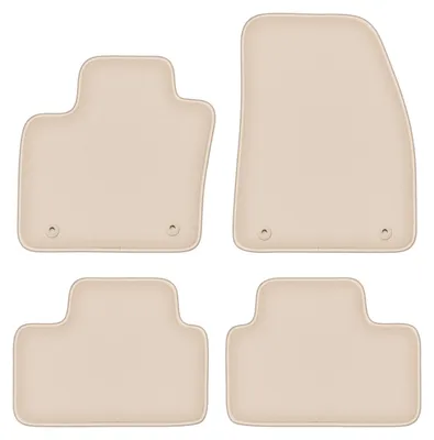 Produktbild von DURBAN Beige Velours-Fußmatten-Set für Volvo XC40 Crossover (2017-)