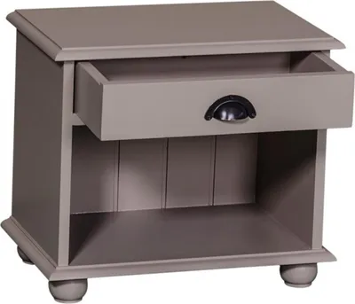 Produktbild von Casa Padrino Landhaus Stil Nacht Schrank Kommode mit 1 Schublade - Jugendstil Shabby Chic Möbel - Massivholz Nachtschränkchen