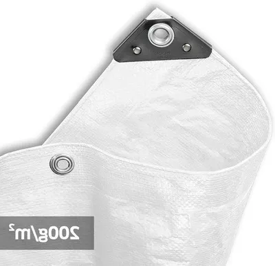 Immagine prodotto di Telo impermeabile per tetto 2x3 m bianco 200 g/m²
