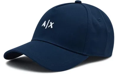 Produktbild von Armani Exchange Logo-Baseballmütze, Blau One Size