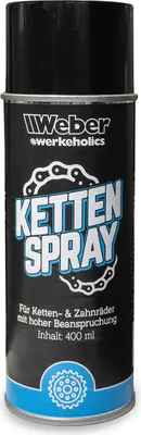 Produktbild von Weber Kettenspray 400 ml, haft- und druckfest, geräuschdämmend, salzwasserbeständig, für O-Ring-Ketten