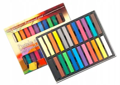 Produktbild von Titanum Künstler Pastell Set - 24 Farben Zeichenbedarf