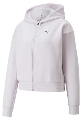 Produktbild von Puma Kapuzenjacke Damen mit Fleece Innenseite, Farbe:Schwarz, Größe:S