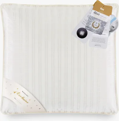 Obrázok produktu pre Vankúš z husacieho peria 40x40 Silver 150g Warm Exlusive