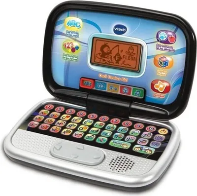 Produktbild von Interaktiver Lerncomputer für Kinder, VTech Genius Kid, 20 Lernaktivitäten, Schwarz, 3-7 Jahre