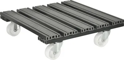 Produktbild von WAGNER Pflanzenroller WPC eckig 38,5 x 38,5 cm Tragkraft bis max. 120 kg