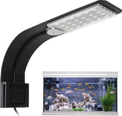 Produktbild von Aquarienleuchte, 10W LED-Aquarienleuchte, 24 LEDs, geeignet für Aquarien und Fischbecken.