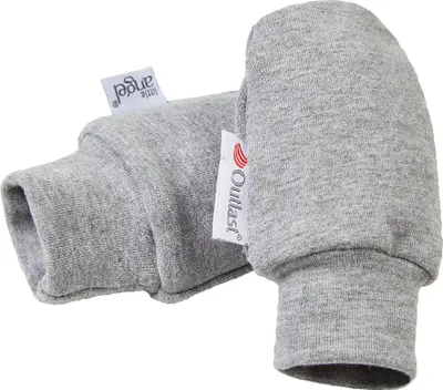 Obrázok produktu pre Detské rukavičky ANGEL – materiál Outlast®, sivé, melírované, veľkosť 0