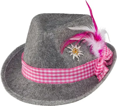Produktbild von Orlob 23676.00, Karnevalskostüm-Hut, Weiblich, Grau, Pink, 1 Stück(e)