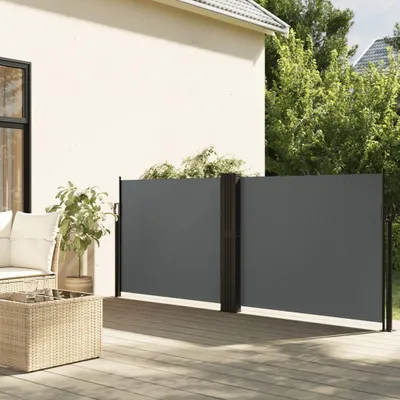 Immagine prodotto di Maison Exclusive - Tenda laterale estensibile antracite 140x1000 cm