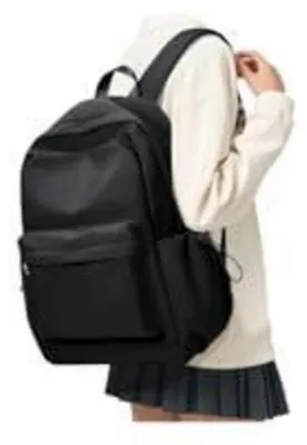 Immagine prodotto di Zaino per adolescenti, modello zaino scolastico, colore nero, capacità 24 litri, scomparto per laptop da 14 pollici