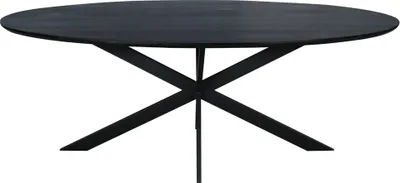 Produktbild von Eichen Esstisch Ferris | Oval 210 cm | Schwarz