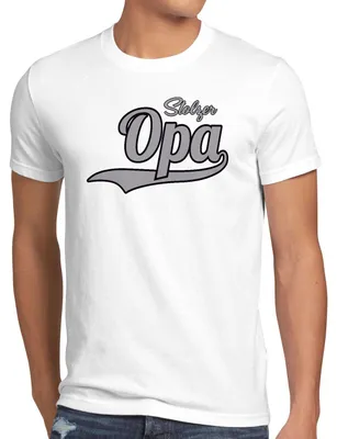 Produktbild von style3 Stolzer Opa Herren T-Shirt Großvater Fun Funshirt Spruch Spruchshirt