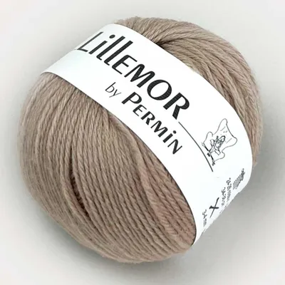 Produktbild von Lillemor by Permin – -Wolle für Baby, Kinder & Erwachsene (02 dunkel beige)