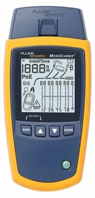 Zdjęcie produktu dla Fluke MicroScanner², RJ-11, RJ-45, LCD, Szary, UTP, FTP, SSTP, 0 - 45 °C, 0 - 90%